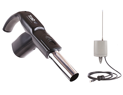 Pratico støvsugerhåndtag med trådløs start/stop